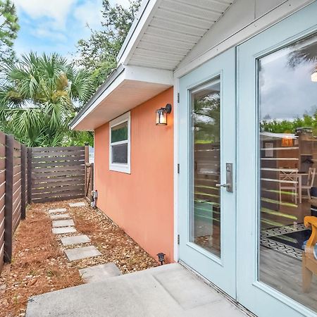 Coral Cottage, Stylish Studio Suite On Canal, Walkable To Beach, Private Parking St. Augustine Exteriör bild
